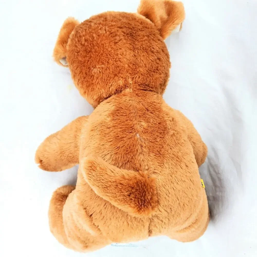 Build a Bear Sound Plush Dog Light Brown Puppy Doll with White on One Eye Barks